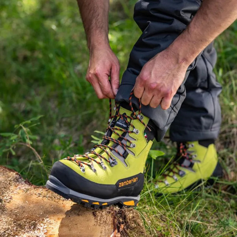 Zamberlan Logger Pro GTX Acid Green Chainsaw Boots