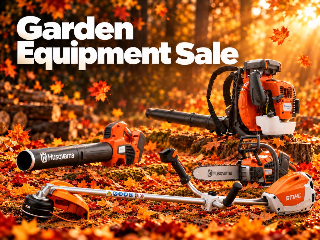 Garden equipment sale