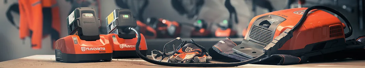 Husqvarna batteries charing