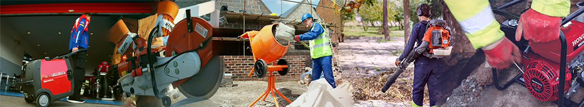 Honda Generators, Cement Mixers and Blowers