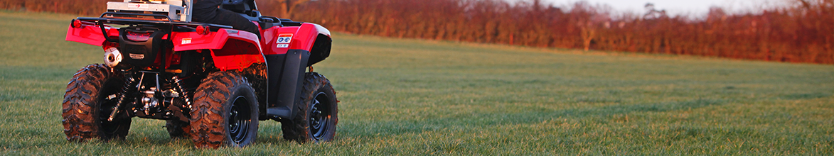 Honda Quad in field