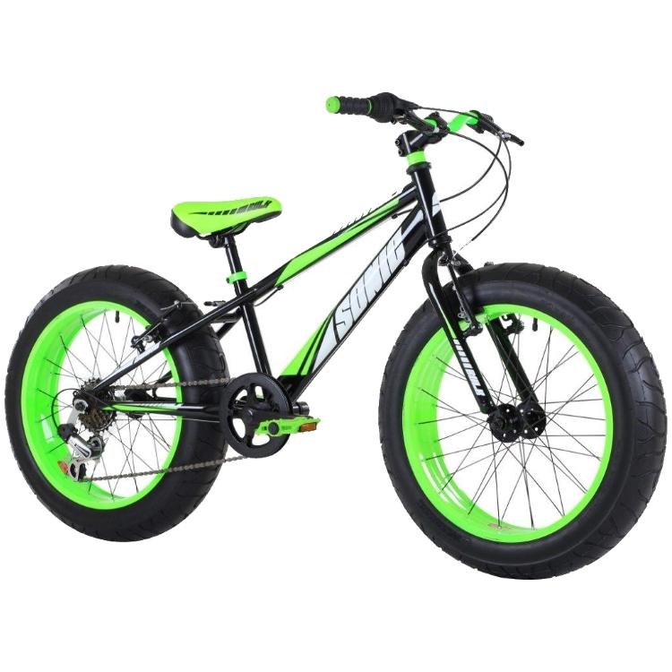 Sonic 20 inch Wheel Boys Bicycle - Green