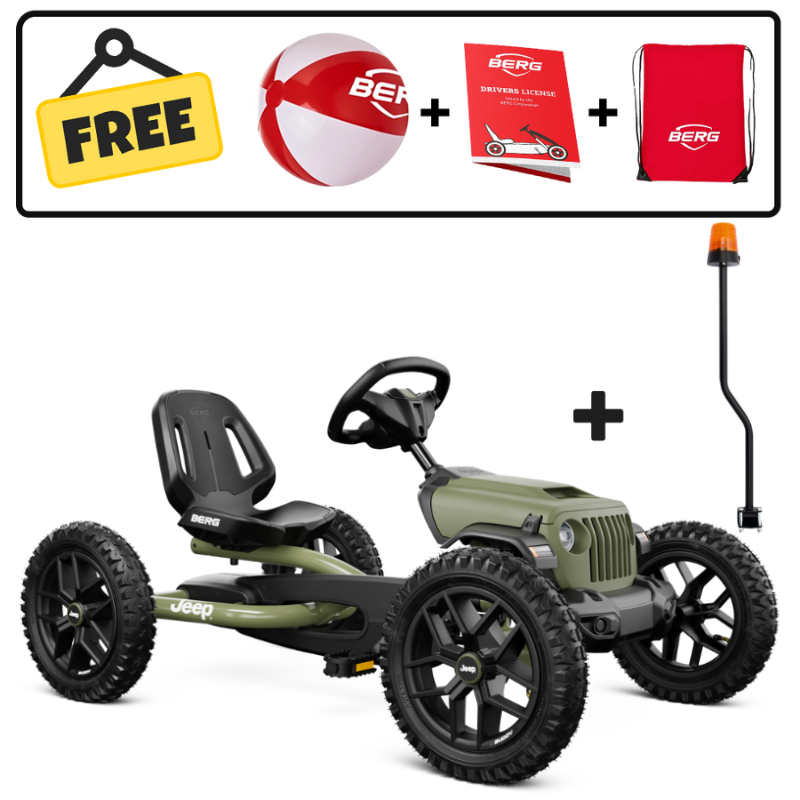 Berg Jeep® Buddy Wrangler Go Kart 