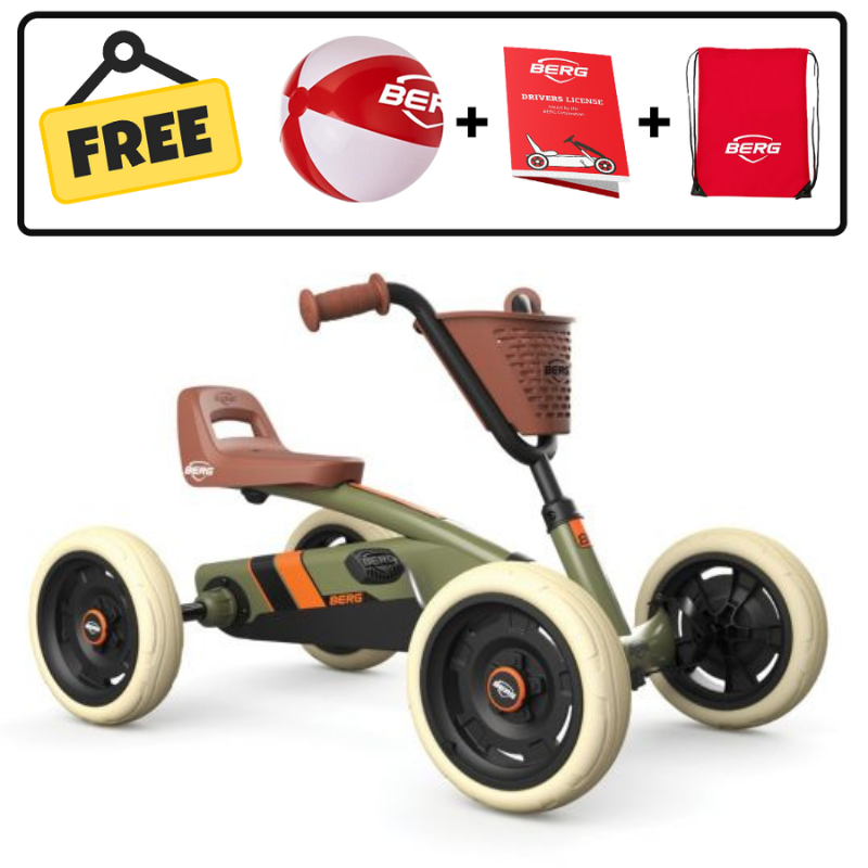 Berg Buzzy Retro Green Go-Kart