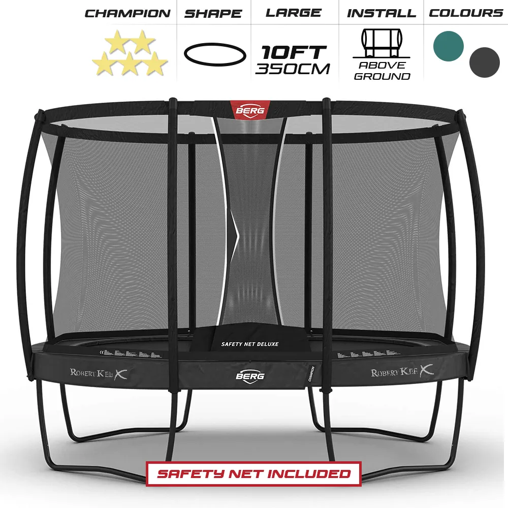 BERG 10ft Champion 350 x 250 Oval Trampoline  