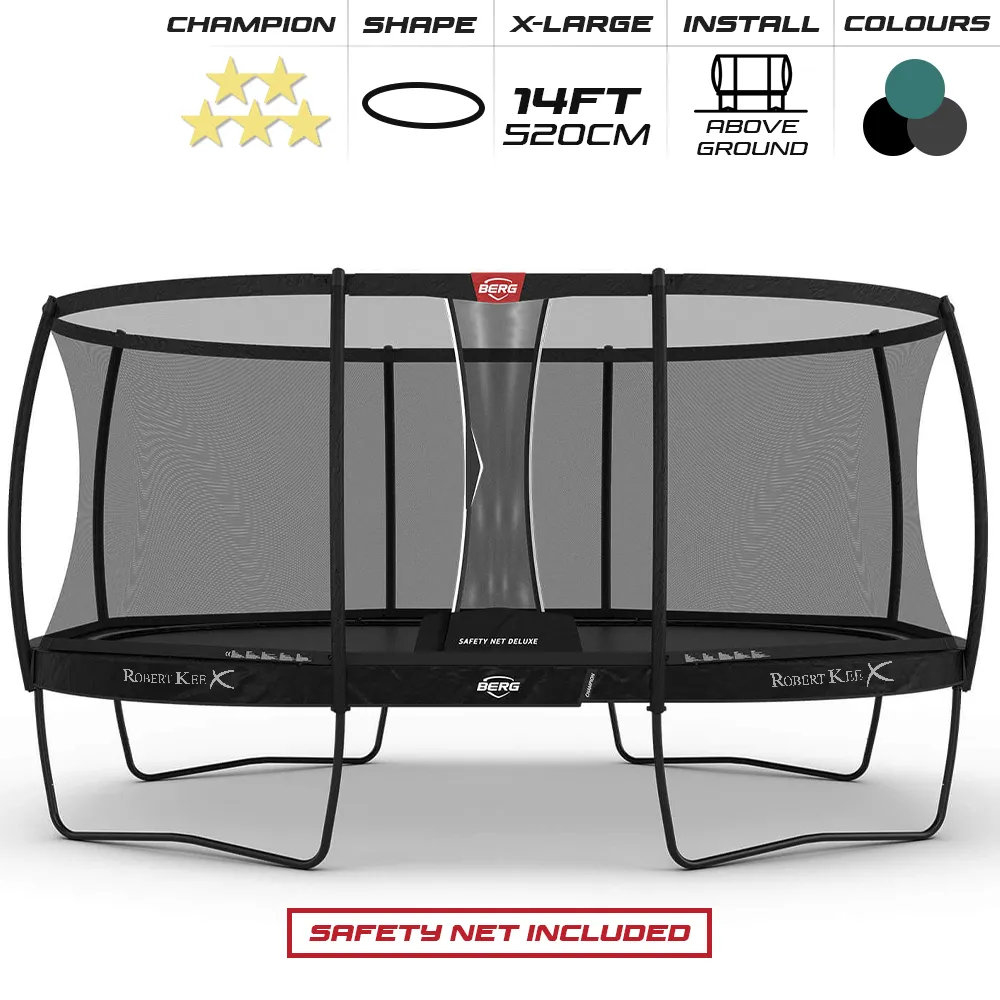 BERG 14ft Champion 520 x 345 Oval Trampoline 