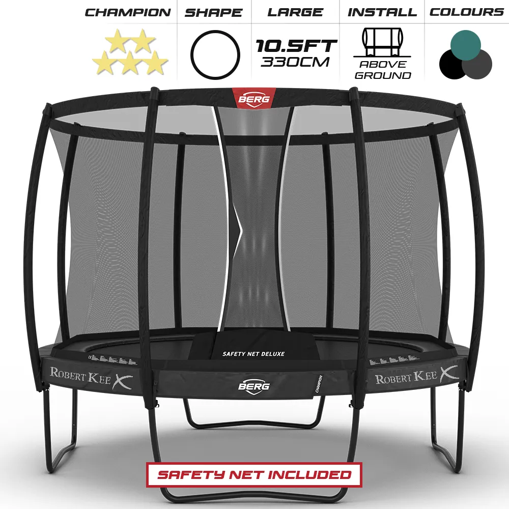 BERG 10.5ft Champion 330 Round Trampoline  