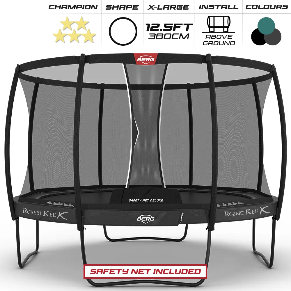 BERG 12.5ft Champion 380 Round Trampoline  
