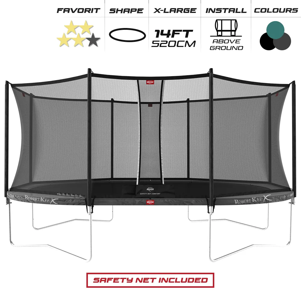 BERG 14ft Favorit 520 x 345 Oval Trampoline  