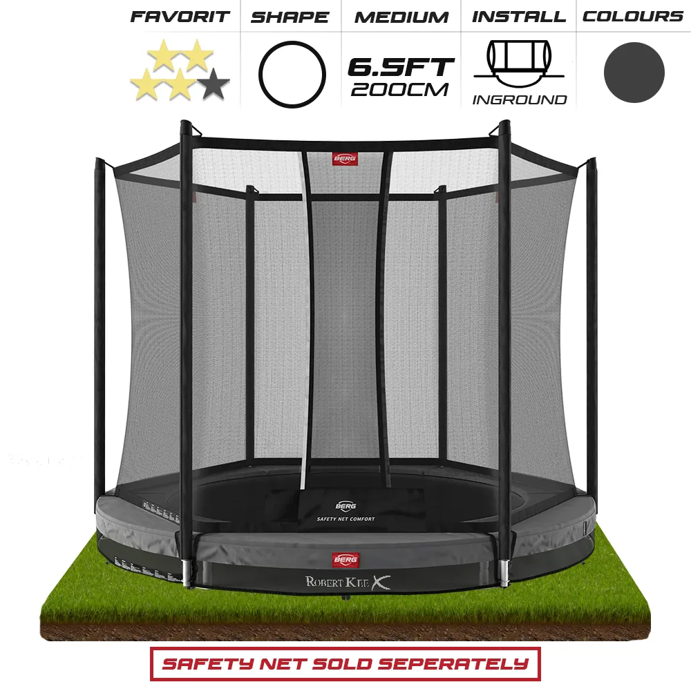 BERG 6.5ft Favorit InGround 200 Round Trampoline