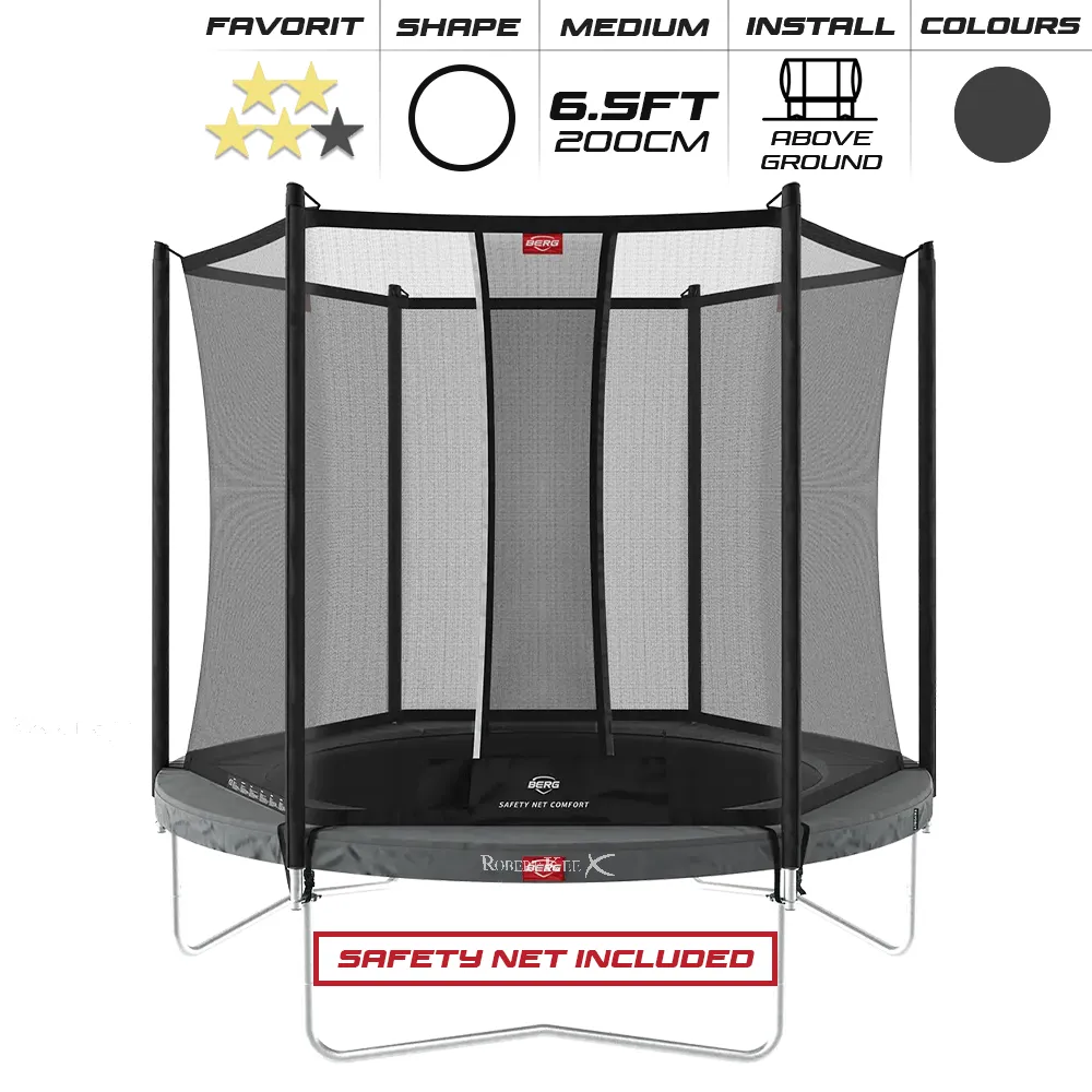 BERG 6.5ft Favorit 200 Round Trampoline