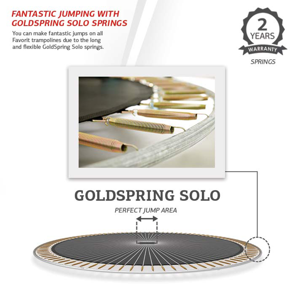 BERG 14ft Favorit 520 x 345 InGround Oval Trampoline 