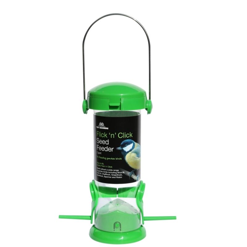 Tom Chambers Flick 'n' Click 2 Port Seed Feeder - CS042