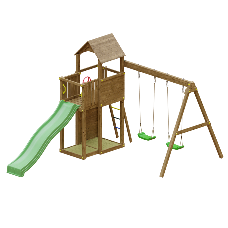 Fungoo Boomer Wooden Climbing Frame   