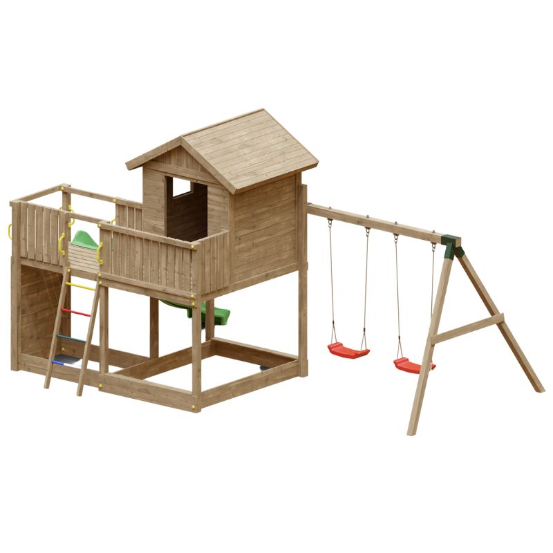 Fungoo Galaxy L Wooden Climbing Frame 