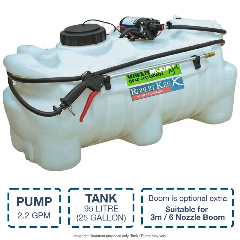 Greenmount 95L ATV Sprayer 2.2 GPM 