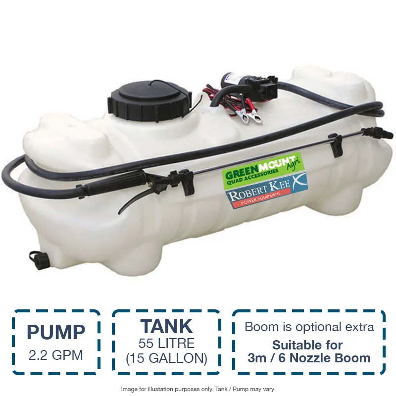 Greenmount 55L ATV Sprayer 2.2 GPM 