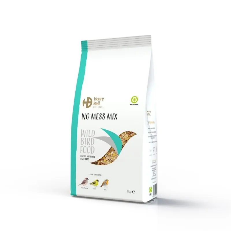 Henry Bell 2kg No Mess Seed Mix - HBNMMIX2