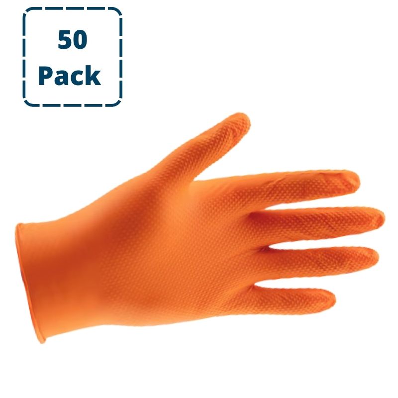 Master-Grip Single Use Nitrile Textured Gloves