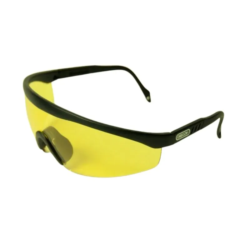 Oregon Amber Safety Wraparound Glasses 