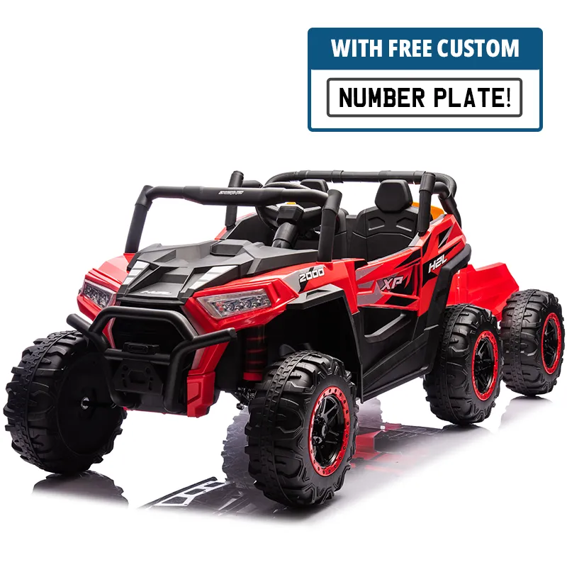 RedLine XP 4x4 24V Kids Electric Ride-On Buggy with Trailer