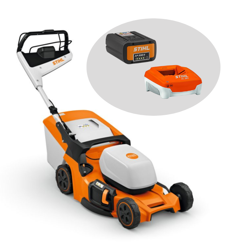 Stihl RMA453.3 PV Cordless Lawnmower Set