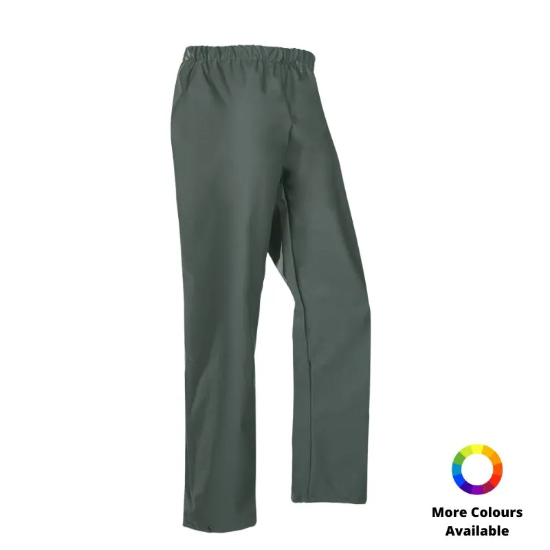 Sioen Rotterdam Green Waterproof Rain Trousers 