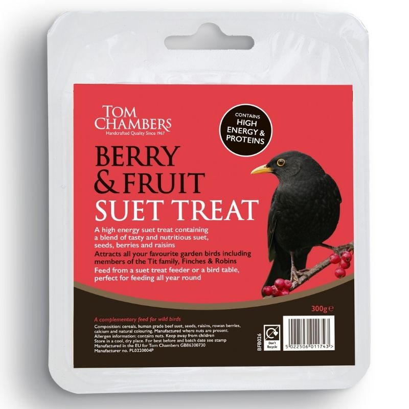 Tom Chambers Suet Treats - Berry - BFB026